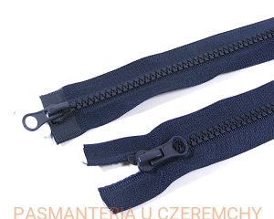 zamek 70 cm granatowy rozdzielczy dwusuwakowy kostka rozm. 5