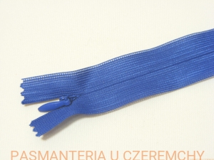 zamek kryty 55 cm chabrowy 