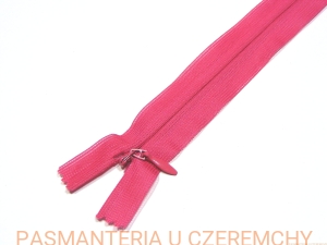 zamek 50 cm różowy nierozdzielczy kryty /amarantowy, fuksjowy/