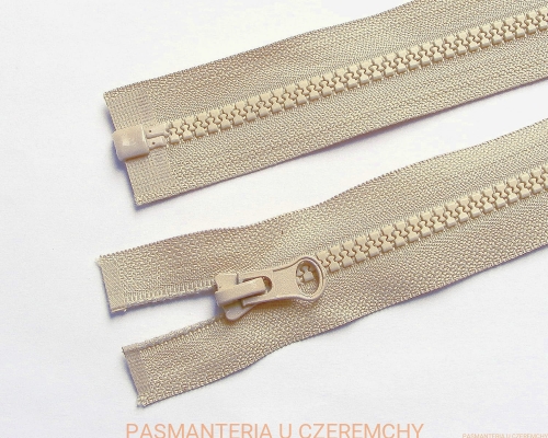 zamek 75 cm beżowy rozdzielczy kostka rozm.5