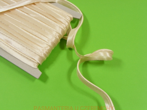 wypustka atłasowa 11 mm ecru