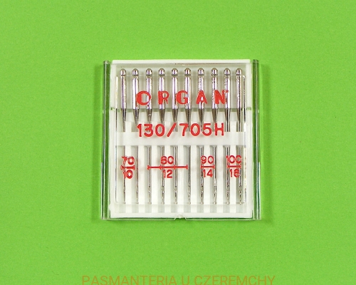 igły Organ uniwersalne - zestaw 10 szt.