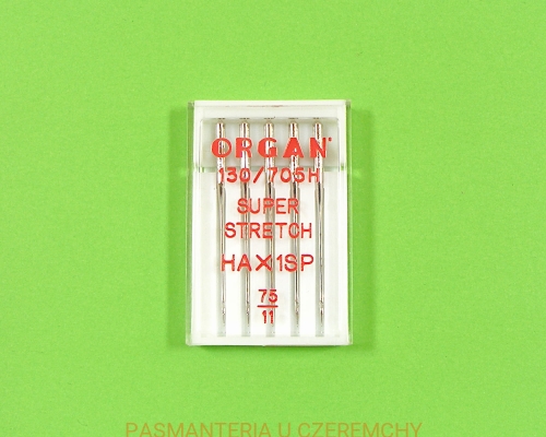 igła Organ super stretch rozm. 75 (HAx1SP)