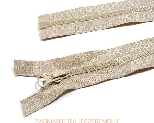 zamek 40 cm beżowy rozdzielczy kostka rozm.5