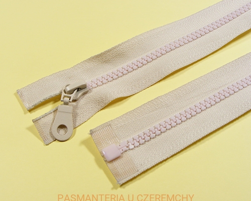 zamek 70 cm jasnoróżowy rozdzielczy kostka rozm. 5