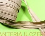 taśma zamkowa beżowa spirala 3 mm /suwakowa/