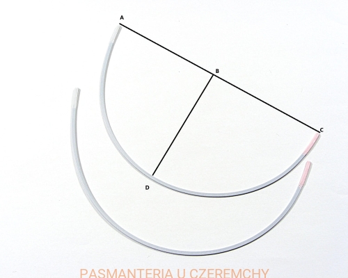 fiszbiny do biustonosza 27 cm/115/48 - 1 para
