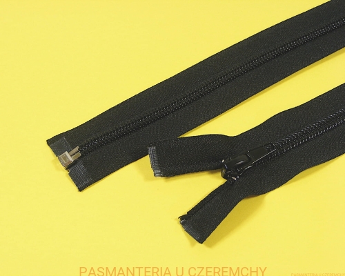 zamek 75 cm czarny rozdzielczy spirala rozm. 5.