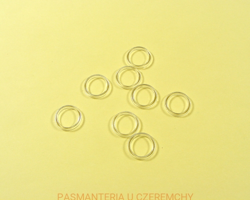 kółko plastikowe 10 mm bezbarwne
