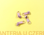 suwak zamkowy 3 mm różowy /lila, różowofioletowy/