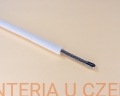 tunel gorseciarski 10 mm biały przeszywany