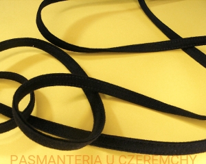 tunel gorseciarski 10 mm czarny przeszywany /taśma tunelowa/    