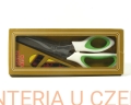 nożyce z ostrzami tnącymi w zygzak