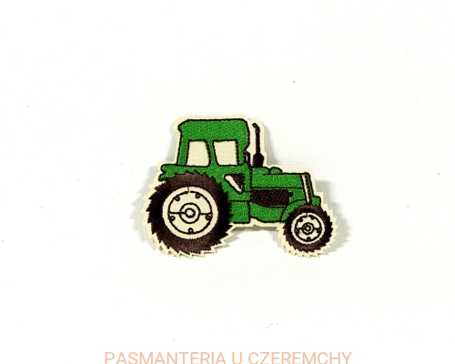 aplikacja do naprasowywania - zielony traktor