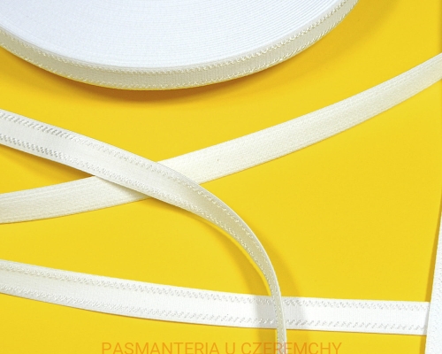 guma ramiączkowa 12 mm biała