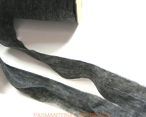 taśma flizelinowa zszywana 3 cm szara