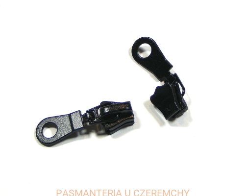 suwak zamkowy do zamków kostkowych czarny