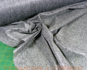 wkład nietkany z klejem szary - włóknina  38 g/m2  /flizelina, sztywnik/