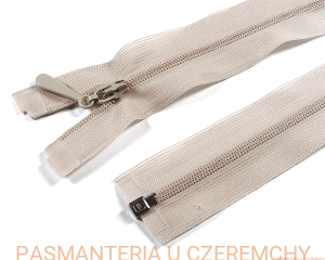 zamek 45 cm beżowy rozdzielczy kryty 