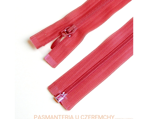 zamek 40 cm czerwony rozdzielczy kryty