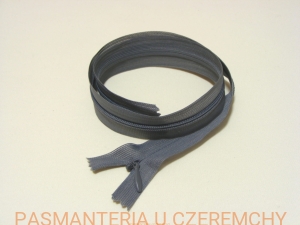 zamek 55 cm szary nierozdzielczy kryty 