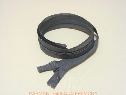 zamek 55 cm szary nierozdzielczy kryty