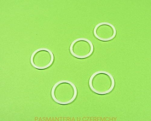 kółko plastikowe 13 mm białe