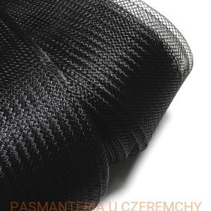 taśma krynolinowa czarna sztywna 50 mm /krynolina/