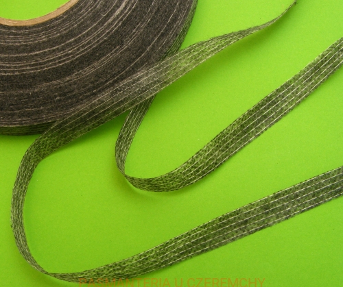  taśma flizelinowa krojona po prostej 10 mm szara 