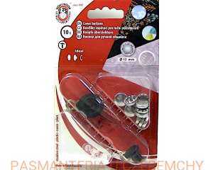 guziki do samodzielnego obciągania materiałem śr. 12 mm IDEAL Koh-I-Noor 