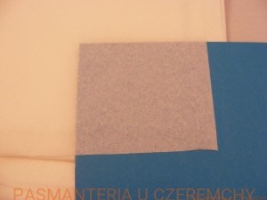 resztka - 1,31 m - papier Fuse-N-Tear biały /freezer paper, Fixier-Stickvlies/ VILENE