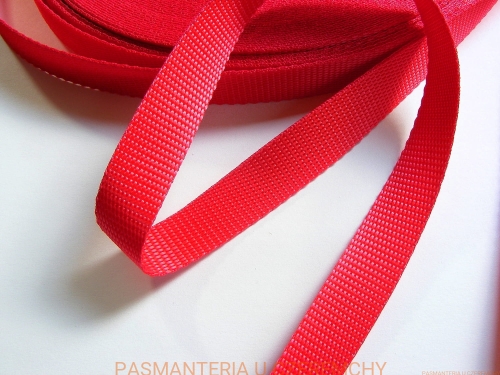 taśma nośna 25 mm czerwona