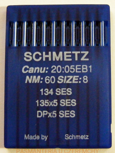  igła okrągła Schmetz 135x5 /DPx5/ rozm. 60 do dzianin