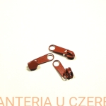 suwak zamkowy 5 mm rudy