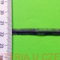  taśma flizelinowa do szwów z nitką szara 6 mm /taśma formująca, szewband/