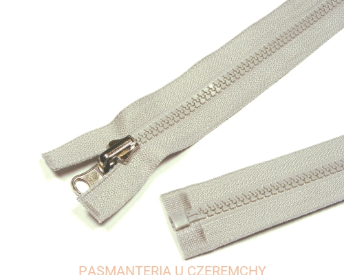 zamek 65 cm jasnoszary rozdzielczy dwustronny typu kostka 5 /szary/