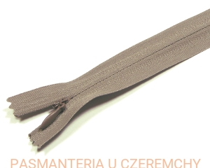 zamek 50 cm szarobrązowy kryty wzmocniony ALPHA /szary/  