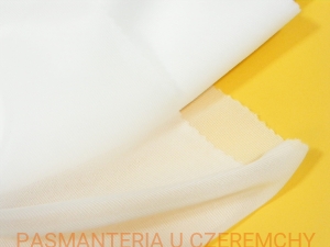 wkład elastyczny dziany 30 g/m2 biały 120 cm szer. /flizelina elastyczna/