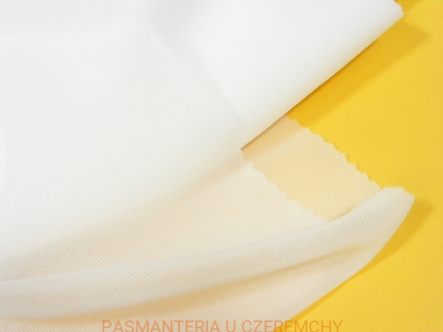 wkład elastyczny dziany 30 g/m2 biały