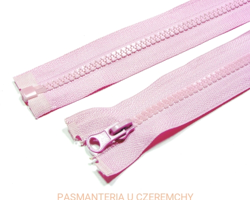 zamek 50 cm różowofioletowy rozdzielczy kostka rozm.5