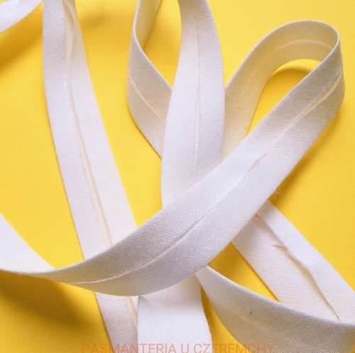 lamówka 15 mm biała