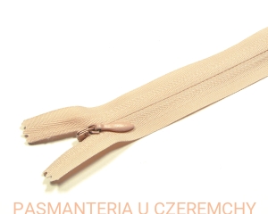 zamek brudnoróżowy 50 cm kryty wzmocniony ALPHA /różowy/  