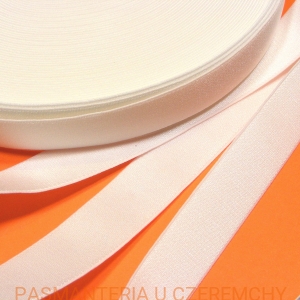 guma ramiączkowa 23 mm mlecznobiała /kremowa, biała/