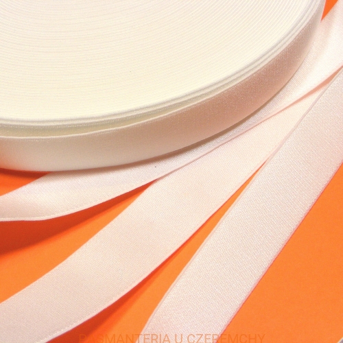 guma ramiączkowa 23 mm biała