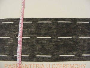 sztywnik do pasków 35 mm podwójny czarny 