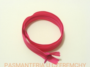 zamek 60 cm nasycony róż kryty /amarantowy, różowy/