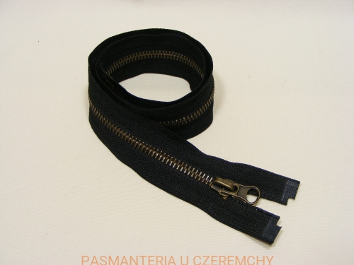 zamek rozdzielczy metalowy VT10 /6 mm/ mosiężny oksydowany 65 cm czarny