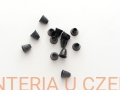  końcówki do sznurka - czarne