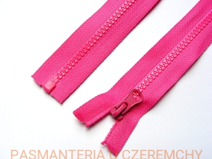 zamek 35 cm fuksjowy rozdzielczy kostka rozm.5  /różowy, amarantowy/