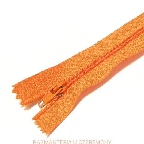  zamek nierozdzielczy S3 18 cm pomarańczowy